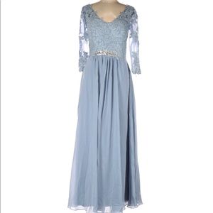 VNAIX Corset Back Formal Dress Lace